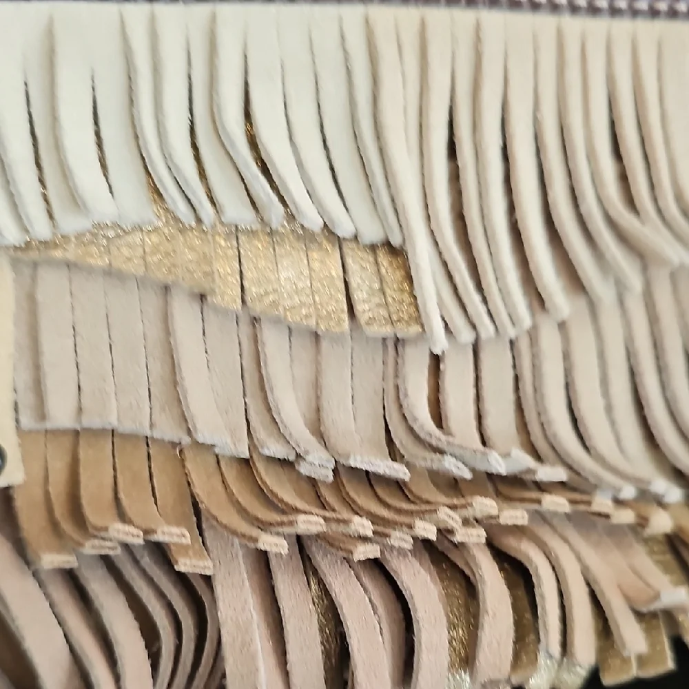 Coach Vintage 9155 Suede Fringe Wristlet Like New - Picture 5 of 11